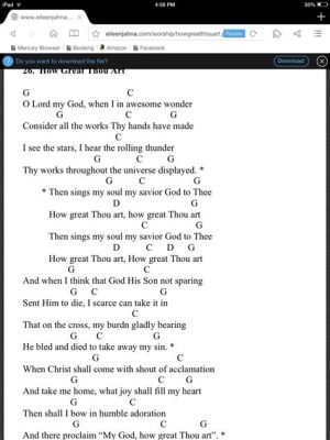 how great thou art chords key of g How Great Thou Art Chords in G Key Reflects the Majesty and Glory of God