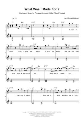 what was i made for sheet music pdf free why not explore the world of sheet music through interactive digital platforms?